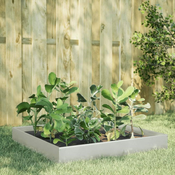 Povišena vrtna gredica 100x100x26 cm nehrdajuci celik