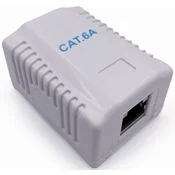 Gembird Adapter NCAC-1F6A-01, 1 port CAT6A FTP