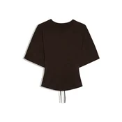Bershka Majica temno rjava