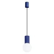 Sollux SL.1739 - Luster na sajli HALO 1xG9/8W/230V precnik 12 cm plava