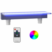 Prelijevajuci vodopad s RGB LED svjetlima akrilni 60 cm