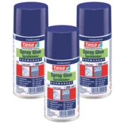 shumee Tesa permanentno lepilo v spreju za tkanine, usnje, filc in stiropor 300 ml x 3