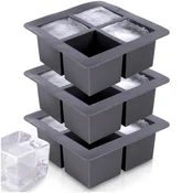 shumee Silikonski model za led XXL 15,5x15,5x6 cm 3 kosi.