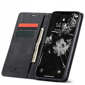 Spacecase SPACECASE DENARNICA ZA IPHONE 11 OVITEK USNJEN OVITEK ČRN, (21963858)