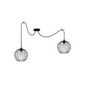Luster na sajli MATT 2xE27/60W/230V pauk