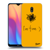 Silikonski prozorni ovitek za Xiaomi Redmi 8A - I am fine