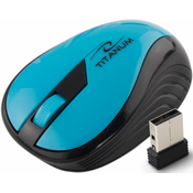 Esperanza BREZŽIČNA MIŠKA TITANUM 2,4GHZ 3D OPT. USB MAVRIČNA TURKIZNA