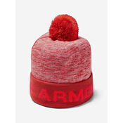 Under Armour Cap Boy\s Gametime Pom Beanie-Red - Boys
