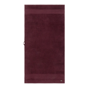 Bombažna brisača Lacoste L LECROCO Bordeaux 70 x 140 cm