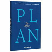 Planer THE PERFECT PLAN, modra, Printworks