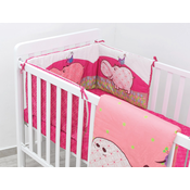 Zaštita za dječji krevetić Sateen Hippo toTs smarTrike Vodenkonj ružičasta 100 % pamuk s izgledom satena od 0 mjeseci