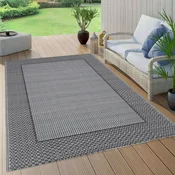 shumee vidaXL Zunanja preproga, siva, 160x230 cm, PP