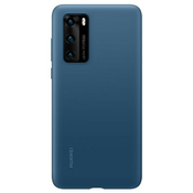 Originalen ovitek Silicone Cover za Huawei P40 - moder