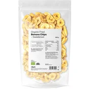 BIO Sušen bananin čips –? nežno predelane filipinske banane, hrustljav, praktičen prigrizek