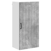 Vidaxl Omarica na steni LUCCA Betonsko siva 50 x 31 x 100 cm
