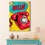 Wallity Dekorativna slika na platnu, 70x100cm, Šarena