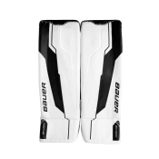 Ščitniki za noge za vratarja Bauer Supreme Shadow White/Black Senior L