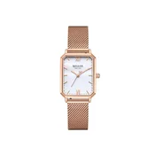Régler Analogna ura Régler Élégance Mesh Rose Gold - Pearl rožnato zlata