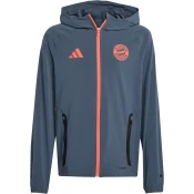 ADIDAS PERFORMANCE Sportska jakna FC Bayern München Tiro 25 Competition  tamo siva / narancasta