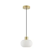 Brilliant - Viseči lestenec na kablu FANNY 1xE27/20W/230V, premer 22 cm, medenina