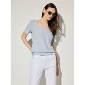 Mohito - Pleteni pullover s kovinskim sijajem - modra