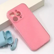 Maska Flash Crystal za iPhone 14 Pro Max roze.