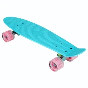 Penzionska deska ENERO 56cm s kolesi LED, AZURE QUEEN