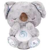 CHIPOLINO Plišasta dihalna igrača z glasbo Koala Bela,Siva