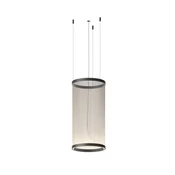 Vibia LED obesna svetilka ARRAY bež 73 x 37 cm valj 927 dim - Dnevna soba/jedilnica - Dizajn - Medenina