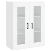 MAISON CHIC Stenska omarica - Zidna omarica bela 69,5x34x90 cm iu850, (22063125)
