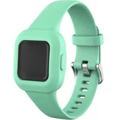 GS Silikonski pašček za Garmin Vivofit Jr 3, turkizen