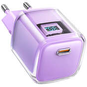 Acefast Wall charger A53 Sparkling series PD 30W GaN (purple)