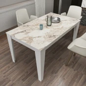 Hanah Home Trpezarijski sto Bud 145x75x85cm Beli