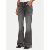 HUGO Jeans hlače Gelissa_3 50568482 Temno siva Bootcut Fit