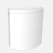 91 A03 01 0099: Splakovalnik SANIT BONITO 6 – 9L, nizka montaža s kotnim ventilom, beli