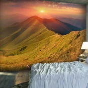 Foto tapeta - Beautiful autumn landscape Carpathians 350x270