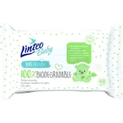 LINTEO Otroški vlažni robčki 100% BIODEGRADABILNI 48pcs
