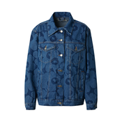 Marimekko Prehodna jakna MURROS UNIKKO moder denim/temno modra