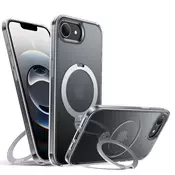 Premium ovitek Torras Ostand Spin za iPhone 16e/17e - clear