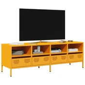 vidaXL vidaXL TV omarica gorčično rumena 135x39x43,5cm hladno valjano jeklo, (21606806)