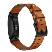 INF Premium usnjeni pašček za Fitbit Inspire 1/2 HR Black, (22103108)