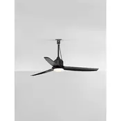 BLOWY VANJSKI CRNI VENTILATOR S PRIGUŠIVOM LED SVJETILJKOM CCT IP54 35+17W NL9952397