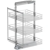 VS TAL Larder 2 set izvleka visoke omare Saphir, ŠK 600 mm, srebrna/krom