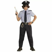 Policijska kostim - 128, za uzrast 5 - 7 godina