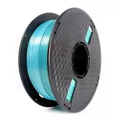 GEMBIRD - 3DP-PLA-SK-01-BG PLA Svilenkasti duga Filament za 3D stampac 1.75mm, kotur 1KG blue/green