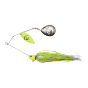 Spinner bait SAVAGEAR DABUSH SPINNERBAIT #8+#4 42g sinking Yellow Silver Holo Flame| 42150