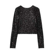 Pull&Bear Majica PACIFIC črna