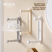 Ecoco Zidni stalak za vešalice, Beli