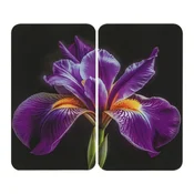 Zaščitne plošče za štedilnik 2 ks iz kaljenega stekla 52x30 cm Iris – Wenko