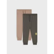 Sinsay - Opuštene pantalone 2 pack - tamno siva